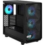 Fractal Design Meshify 2 Lite RGB Black TG Light Tint midi tower behuizing Zwart | 2x USB-A | RGB | Window