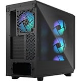 Fractal Design Meshify 2 Lite RGB Black TG Light Tint midi tower behuizing Zwart | 2x USB-A | RGB | Window