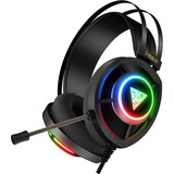 GAMDIAS HEBE M3 gaming headset Zwart, 7.1 virtual surround sound, RGB led