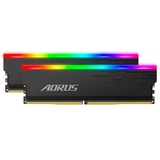 GIGABYTE AORUS 16 GB DDR4-3733 Kit werkgeheugen Grijs, GP-ARS16G37, AORUS RGB, XMP