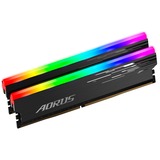 GIGABYTE AORUS 16 GB DDR4-3733 Kit werkgeheugen Grijs, GP-ARS16G37, AORUS RGB, XMP