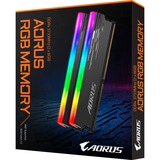 GIGABYTE AORUS 16 GB DDR4-3733 Kit werkgeheugen Grijs, GP-ARS16G37, AORUS RGB, XMP