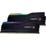 G.Skill 64 GB DDR5-5600 Kit werkgeheugen Zwart, F5-5600J2834F32GX2-T, Trident Z RGB, XMP
