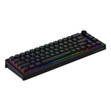 Hator Skyfall Wired RGB mechanisch gaming toetsenbord Zwart, US lay-out (QWERTY), HATOR Aurum Sterling, 65%, RGB, Double shot ABS, Hot-swap