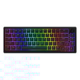Hator Skyfall Wired, gaming toetsenbord Zwart, US lay-out, HATOR Aurum Sterling, 65%, RGB, Double shot ABS, Hot-swap