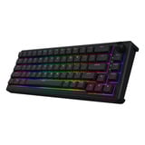 Hator Skyfall Wired, gaming toetsenbord Zwart, US lay-out, HATOR Aurum Sterling, 65%, RGB, Double shot ABS, Hot-swap