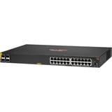 Hewlett Packard Enterprise Aruba CX 6000 24G CL4 PoE 4SFP switch 370 Watt PoE