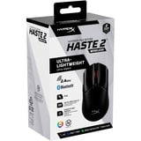 HyperX Pulsefire Haste 2 - Wireless Gaming Mouse Zwart, 400 - 26.000 Dpi, RGB led