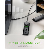 ICY BOX Spade Case 1806 M.2 NVMe externe behuizing Zwart