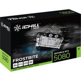 INNO3D GeForce RTX 5080 ICHILL FROSTBITE grafische kaart DLSS 4, 3x DisplayPort, 1x HDMI 2.1