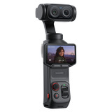 Insta360 Luna Ultra Standard Bundle Cosmic Black videocamera Zwart, 1" 8K sensor, Afneembaar OLED touchscreen