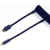 Keychron Custom Coiled Aviator Cable kabel Blauw