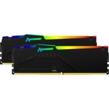 Kingston FURY 32 GB DDR5-5600 Kit werkgeheugen Zwart, KF556C36BBEAK2-32, Beast RGB, XMP, EXPO