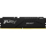 Kingston FURY Beast 8 GB DDR5-5200 (1x 8 GB) werkgeheugen Zwart, KF552C40BB-8, XMP 3.0