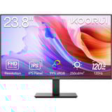 Koorui E2411H 23.8" monitor Zwart, 120 Hz, HDMI, VGA, AMD Free-Sync