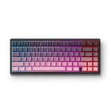 MCHOSE G75 Pro Black Pink Cream Shaft Tri-mode Gasket Structure Mechanical, gaming toetsenbord Zwart/pink (roze), US lay-out, KTT Cream Shaft, 75%, RGB, Hot swap, Side engraved PBT, draadloos / Bluetooth / USB-C