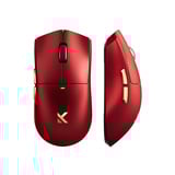 MCHOSE K7 Ultra Lightweight Wireless Gaming Mouse Rood/goud, RGB, USB / 2.4 GHz, 42.000 DPI