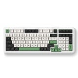 MCHOSE K99 Emerald Green Hyacinth Wireless Gasket Mount Mechanical RGB toetsenbord Wit, US lay-out (QWERTY), KTT Hyacinth, RGB, Hot swap, Double-Shot PBT, draadloos | Bluetooth | USB-C