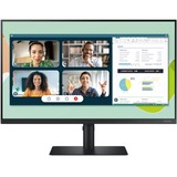 SAMSUNG LS24A400VEUXEN 24" Monitor Zwart, VGA, HDMI, DisplayPort, Sound, Webcam