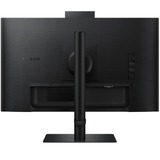 SAMSUNG LS24A400VEUXEN 24" Monitor Zwart, VGA, HDMI, DisplayPort, Sound, Webcam