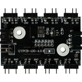 Sharkoon 8-Port ARGB Hub controller Zwart