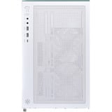 SilverStone Lucid 04 mini tower behuizing Wit | 2x USB-A | 1x USB-C | RGB | Tempered Glass