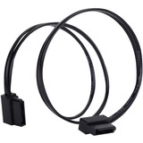 SilverStone SATA III Kabel 30cm Zwart, 6Gb/s, Low Profile Connector, CP11B-300