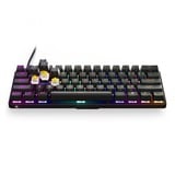 SteelSeries Apex 9 Mini, gaming toetsenbord Zwart, US lay-out, OptiPoint optische switches