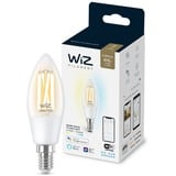 WiZ Filament doorzichtig C35 E14 ledlamp Wifi + Bluetooth protocol