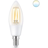 WiZ Filament doorzichtig C35 E14 ledlamp Wifi + Bluetooth protocol