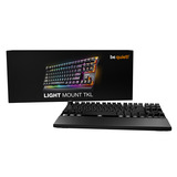 be quiet! Light Mount TKL RGB mechanisch gaming toetsenbord Zwart, US lay-out (QWERTY), 80% (TKL)