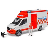 bruder MB Sprinter ambulance met chauffeur Modelvoertuig 02676