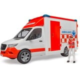 bruder MB Sprinter ambulance met chauffeur Modelvoertuig 02676