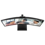 AOC CU34E4CW 34" Curved UltraWide monitor Zwart, HDMI, DisplayPort, Audio, LAN, USB-C, Webcam