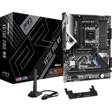 ASRock X670E Pro RS socket AM5 moederbord Zwart/zilver, RAID, 2.5Gb-LAN, WLAN, BT, Sound, ATX