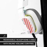 ASTRO Gaming A10 Gen 2 Headset voor Xbox over-ear gaming headset Wit/rood, Xbox One, Xbox Series X|S, PlayStation 4, PlayStation 5, Windows-pc, Mac.