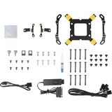 AZZA Galeforce 360 waterkoeling 4-pins PWM fan-connector, ARGB