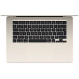 Apple MacBook Air 2024 15" (MRYR3N/A) laptop Sterrenlicht | M3 8 Core | 10-Core GPU | 8 GB | 256 GB SSD