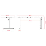 Arozzi Arena Gaming Desk - Forest Green Groen