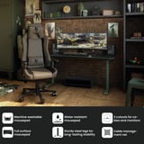 Arozzi Arena Gaming Desk - Forest Green Groen