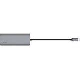 Belkin CONNECT Meerpoorts 6-in-1 USB-C-adapter dockingstation Zilver