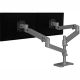 Ergotron LX Pro Dual Stacking Arm monitorarm Donkergrijs