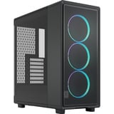 Fractal Design Epoch RGB midi tower behuizing Zwart | 2x USB-A | 1x USB-C | RGB | Tempered Glass
