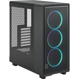Fractal Design Epoch RGB midi tower behuizing Zwart | 2x USB-A | 1x USB-C | RGB | Tempered Glass
