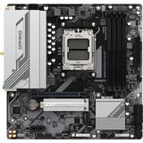 GIGABYTE B650M GAMING PLUS WIFI socket AM5 moederbord Zwart/zilver, RAID, 2,5Gb-LAN, WLAN, BT, Sound, µATX