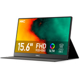 HKC V16 Portable Monitor 15.6" Zwart, 1x HDMI, 2x USB-C