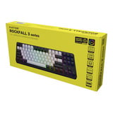 Hator Rockfall 3 TKL Wireless RGB mechanisch gaming toetsenbord Zwart, US lay-out (QWERTY), 80% (TKL)	, RGB, PBT keycaps, Hotswap, 2.4 GHz / Bluetooth / USB-C