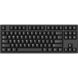 HelloGanss HS87T Black, toetsenbord Zwart, US lay-out, Cherry MX Silent Red, TKL, RGB leds, PBT Doubleshot keycaps, hot swap, 2,4 GHz / Bluetooth / USB-C