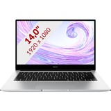 Huawei Matebook D14 14" laptop Zilver, 512GB SSD, GeForce MX250, WiFi 5, Windows 10 Home
