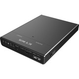 ICY BOX IB-2812CL-U3 externe behuizing Zwart, B-Key